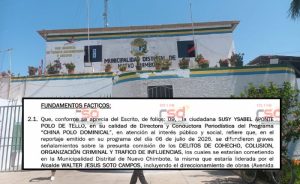 NUEVO CHIMBOTE: FISCALÍA INICIA INVESTIGACIÓN PRELIMINAR POR PRESUNTA ORGANIZACIÓN CRIMINAL EN LA MUNICIPALIDAD.