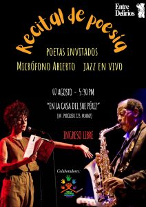 ENTRE DELIRIOS INAUGURA UN NUEVO ESPACIO CULTURAL EN HUARAZ CON UNA NOCHE DE POESÍA, JAZZ Y ENCUENTRO ARTÍSTICO.