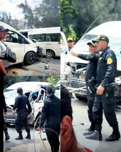 IMPRUDENCIA AL VOLANTE DEJAN SEIS HERIDOS TRAS BRUTAL CHOQUE DE COMBIS.